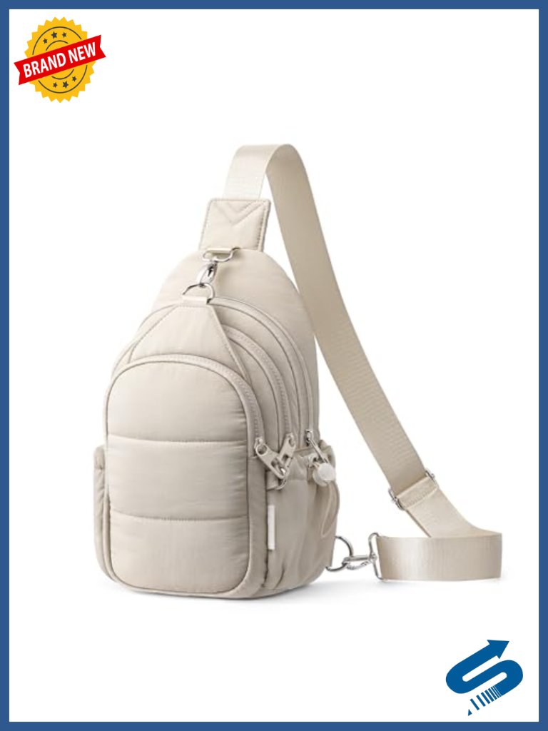 Anti-Theft Crossbody Bag With Rfid Blocking & Water Bottle Holder For Travel